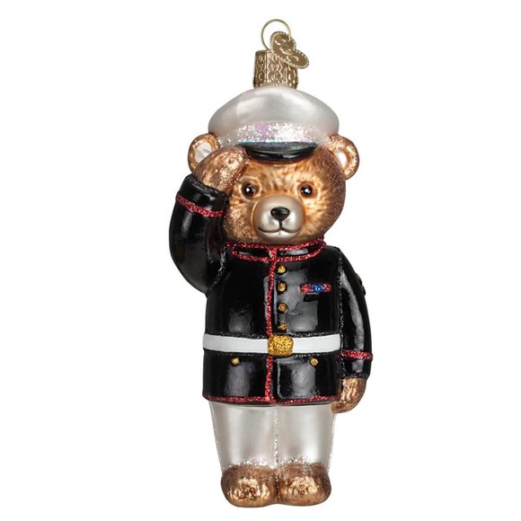 Marine Bear Christmas Ornament with Keepsake Box | Old World Christmas | NWT - Picture 4 of 8